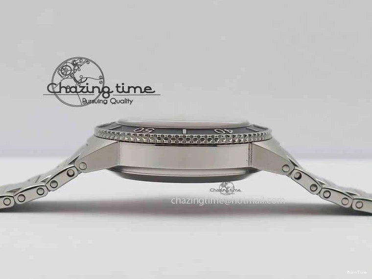 MIROTIME 0119 Packable Aquatimer Automatic SS Noob Best Edition Black Dial On SS Bracelet A 7252